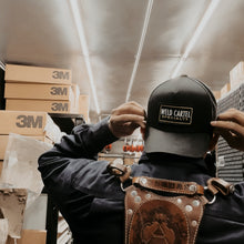 Load image into Gallery viewer, Black Gold Weld Cartel Trucker Hat