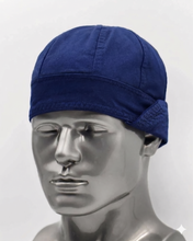 Load image into Gallery viewer, FR Deep Crown Welding Cap – Navy (8‑Panel)
