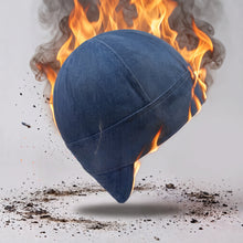 Load image into Gallery viewer, FR Deep Crown Welding Cap – Navy (8‑Panel)