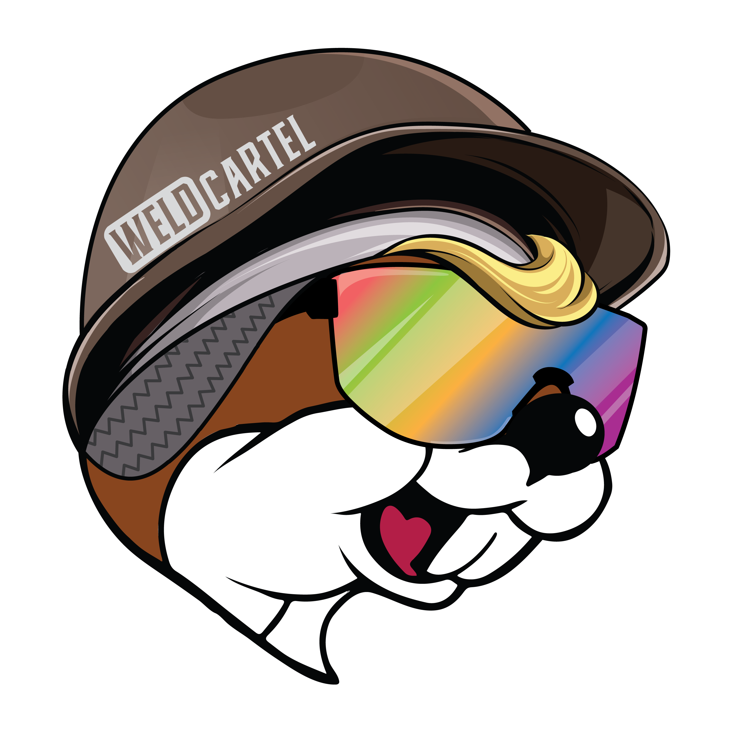 Welding Buc-ee Combo Beaver Sleeker Sticker