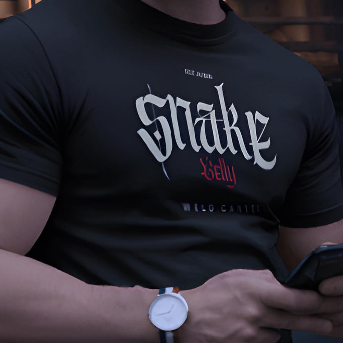 Snake Belly T-Shirt Black