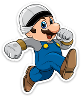 Super Jam-Up Mario Sticker