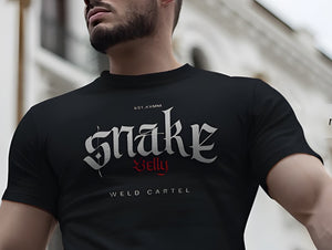 Snake Belly T-Shirt Black