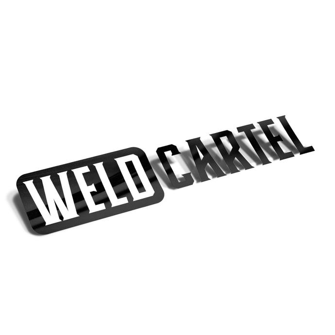 Weld Cartel Transfer Sticker Black